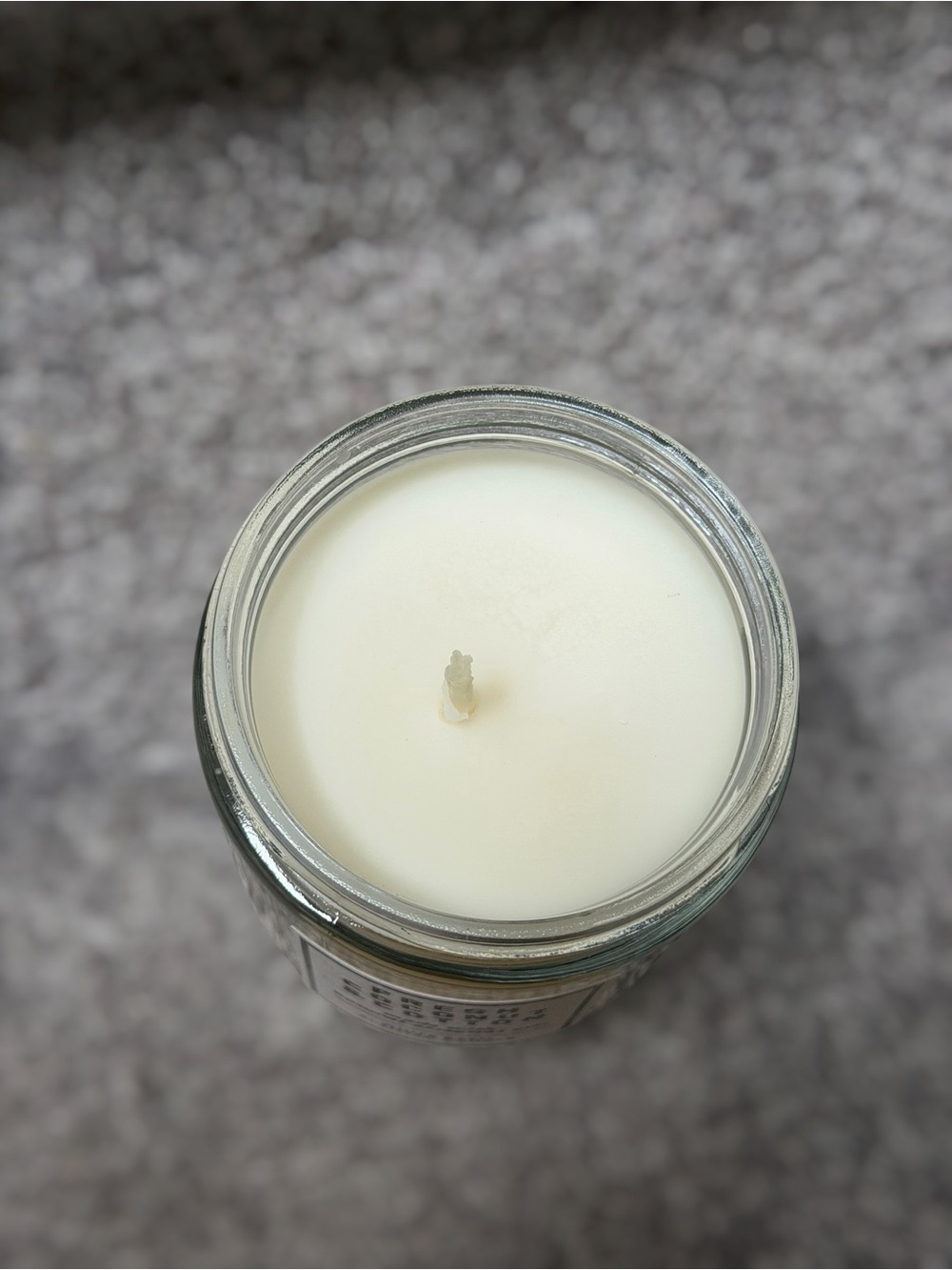 Bath & Body Works Fresh Coconut & Cotton‎ Single Wick Candle 7oz White Barn BBW - Picture 4 of 5